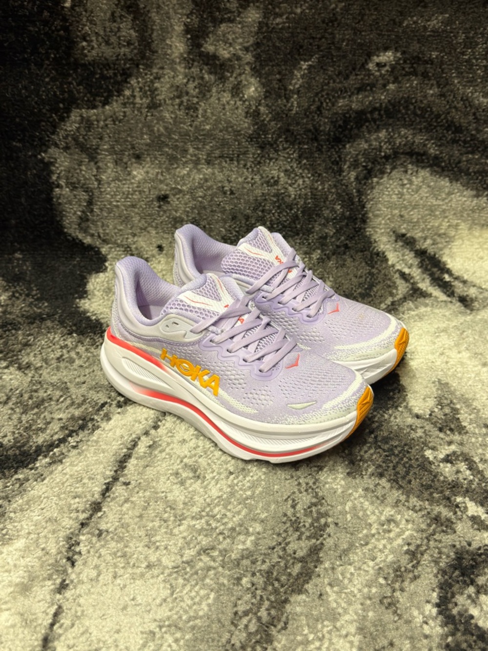 Hoka Bondi 9 Purple White Womens Size 6.5 or 7.5